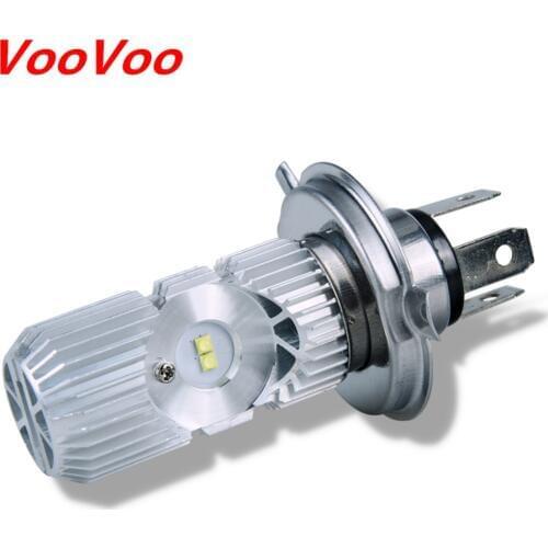 VooVoo H4 LED Motorcycle Headlight Bulbs 1400LM 6000K 20W HS1 Led Moto Motorbike Headlamp Lighting Electric Car Lights
