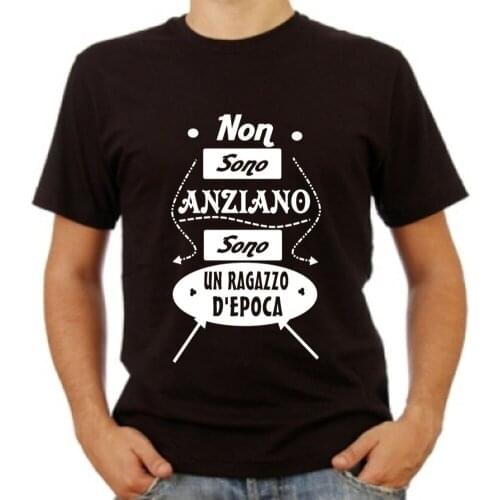 Knitted round neck tshirt mens printing lettering men boy half-sleeved