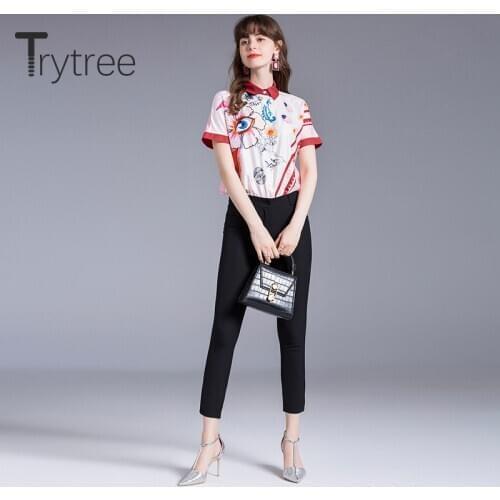 Розовые блузки Trytree China At AliExpress