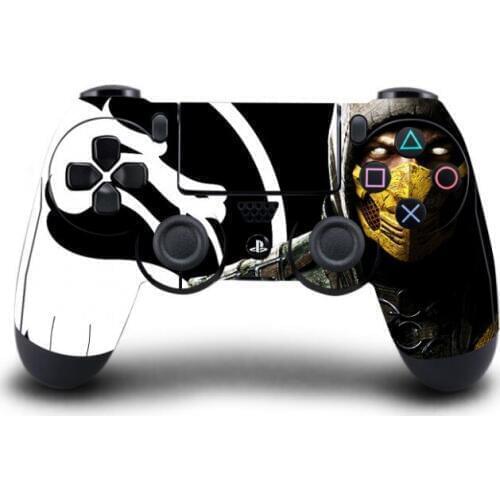 1pcs Mortal Kombat PS4 Skin Sticker Decal Vinyl For Sony PS4 PlayStation 4 Dualshock 4 Controller Skin Sticker