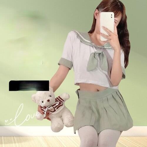 Japanese Schoolgirl Uniform Cute Underwear Lingerie Femme Erotic Cosplay School Student Girl Slutty Clothes Role Play Costume