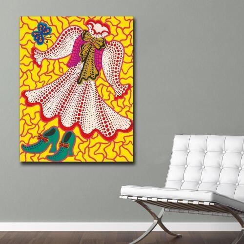 Yayoi Kusama death_of_a_doll of Painting Picture Home Decorative Art Picture Paint on Canvas Prints wall painting No Framed