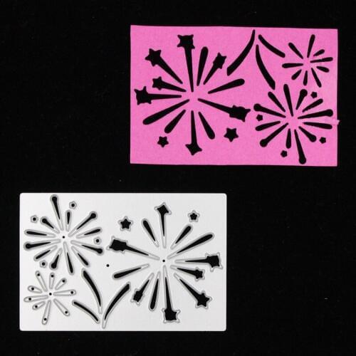 YPP CRAFT Fireworks Metal Cutting Dies Stencils for DIY Scrapbooking Stamp/photo album Decorative Embossing DIY Paper Cards