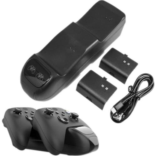 Charger for XBOX Series S/X Controller Dual Charging Dock Station Games Accessories+2 Rechargeable Battery +1 Type-C Power Cable