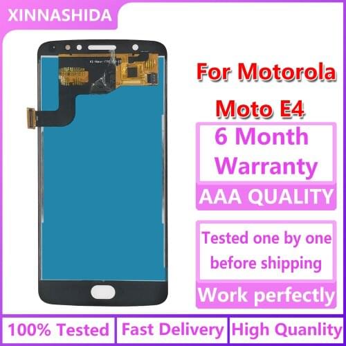 For Motorola Moto E4 XT1766 XT1763 XT1762 XT1772 LCD Display Touch Screen Digitizer Assembly Replacement Parts