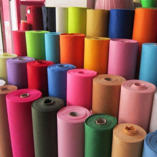 1mm Handmade Non Woven Felt Fabric Flowers DIY Craft Colorful Toy Dolls Sewing Material Needle Punch Home Decoration