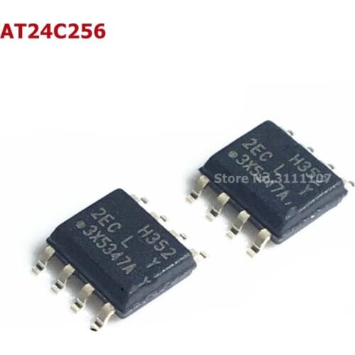 10pcs/lot AT24C256 AT24C256C-SSHL-T 2ECL SOP-8