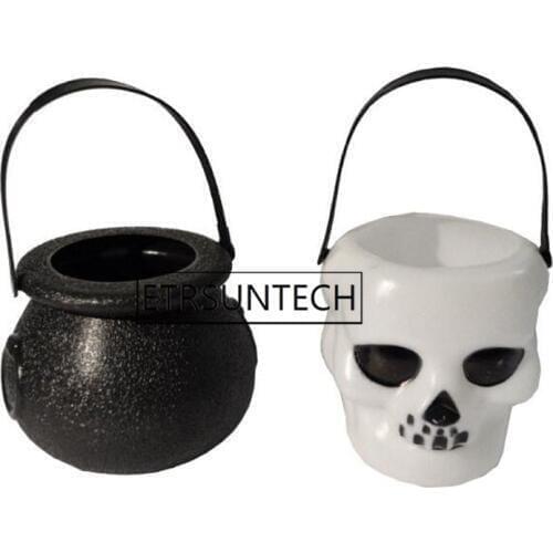 100pcs Chocolate Cupcake Candy Kettles Box for Witches Wizards Halloween St. Patricks Day Theme Birthday Decoration