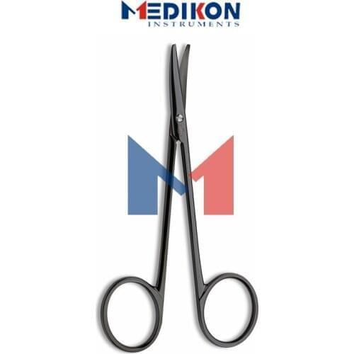 German Black Ceramic Coated Supercut Baby Metzenbaum Dissecting scissors micro delicate tissue cutting plastic surgery scissors