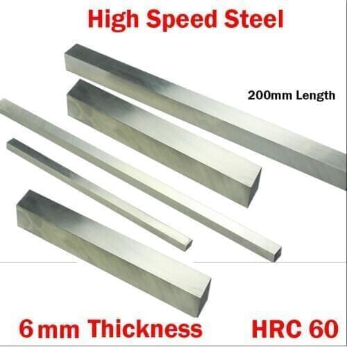 200*30*6 200x30x6 200*35*6 200x35x6 6mm Thickness HRC60 HSS Rectangle Metalworking Boring Bar Fly Cutter Cutting Lathe Tool Bit