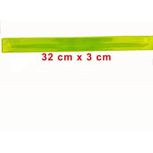 32CM Meilite 250 candle lights Promotional gifts custom advertising printing Reflective Wristband slap band bracelet