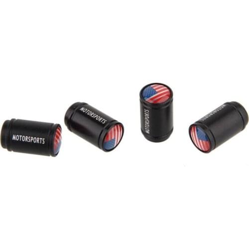 50 sets China England UK USA France Germany Italy America Flags Car Tire Valve Cap Car-styling Car Wheel Tire Valve Cap Covers