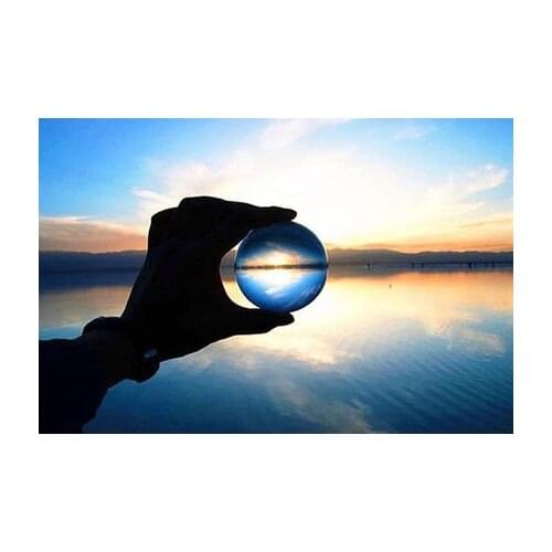 9cm/90mm Contact Juggling Ball Magic Tricks props gimmicks Crystal Ultra Clear 100% Acrylic Ball Manipulation Juggling