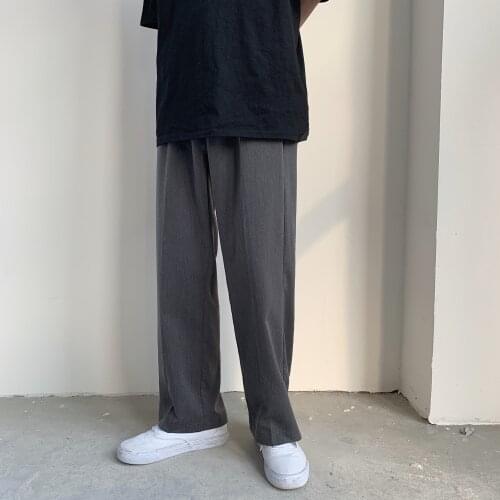 Casual Loose Sweatpants Trousers Men Korean Fashions Harem Pants 2021 Overalls Mens Solid Black Joggers Pants Hip Hop