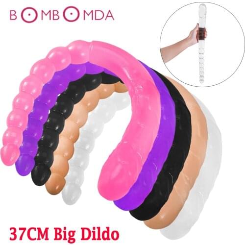 Double Dildo Realistic Penis Lesbian Couple Artificial Penis Adult Sex Toy for Women Dildo Anal Plug Vagina Female Masturbator