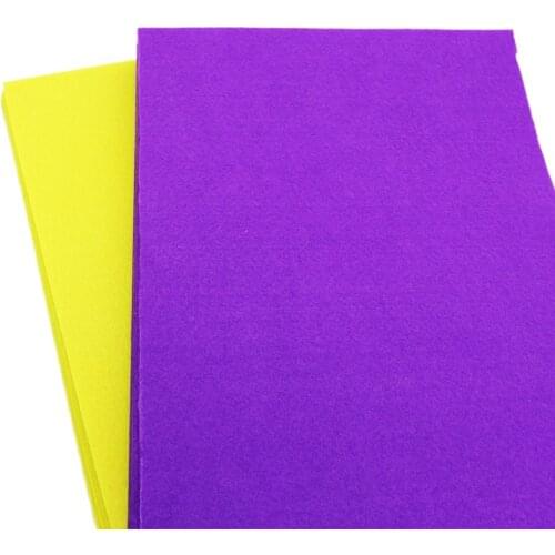CMCYILING 20 Pcs/lot 20*30cm Felt Fabric 1 MM Thickness Polyester Cloth For DIY Crafts Scrapbook Felt Sheet