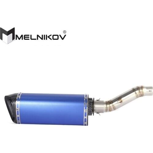 Motorcycle Exhaust Muffler Link Middle Pipe Slip On For HONDA CBR400 CB500R CBR500R CB400X CB500X Cbr500 2013 To 2020 Exhaust