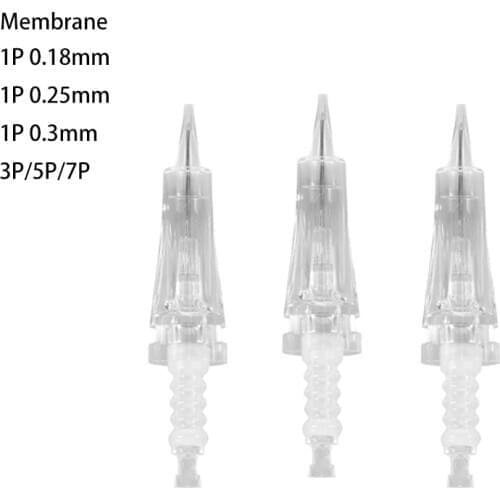 100pcs high quality permanent makeup tattoo cartridge needle pmu needle cartridge for wireless permanent makeup machine