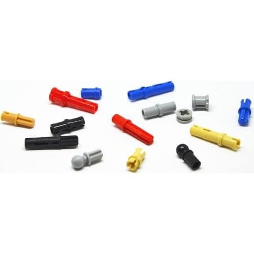 MOC Building Blocks Self-Locking Bricks Technical Parts 500pcs TECHNICAL Pins & Bushs compatible with lego for Kids Boys Toy