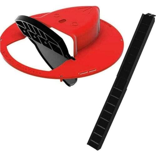 Creative Flip N Slide Bucket Lid Mouse Trap Humane Or Lethal Trap Door Style Reusable Plastic Smart Mouse Trap Door StyleMulti