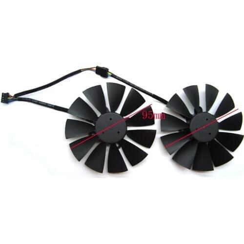 NEW FD9015U12S FD10015H12S 95mm 12V 0.55A 5Pin for ASUS GTX970 980 780 STRIX-R9285 Graphics Card Cooler Cooling Fan