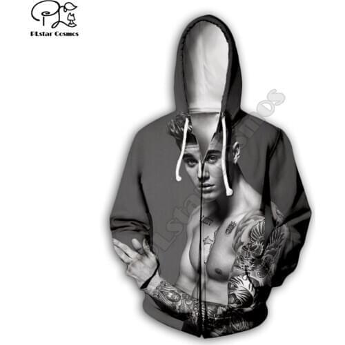 Fashion Justin Bieber hoodies 3D printed Sweatshirt Hoodie Harajuku Autumn Streetwear women foe men Casual Tracksuit style-3
