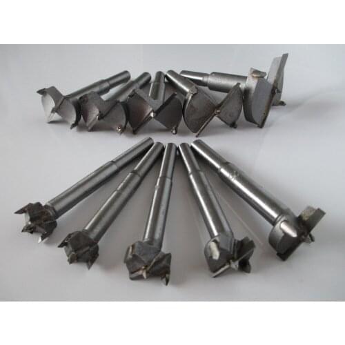 10PC 14-50mm Forstner Auger Drill Bit Set Wood Drilling Woodworking Hinge Hole Saw Window Wooden Cutting Rotary Tool Accessories