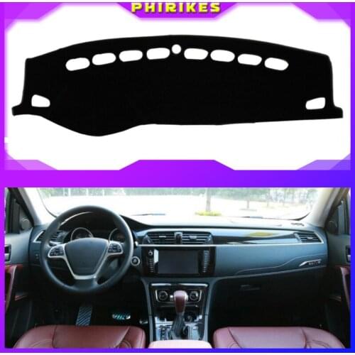 Car Dashboard Cover For Zotye T600 2011 2012 2013 2014 2015 2016 2017 Dash Mat Pad Carpet Dashmat Sun Shade Pad Car Styling