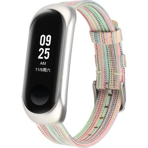 Nylon Watchband For Xiaomi Mi Band 3 4 5 Strap Wrist Bracelet Replacement Miband3 Miband4 Miband5 M3 For Smart Watch Accessories