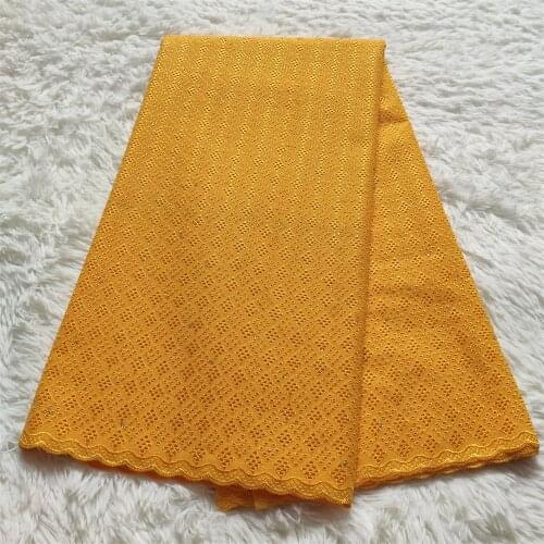 Nigerian African Lace Fabrics High Quality For Men Cotton Dry Lace Fabric With Stones Swiss Voile Lace In Switzerland HZ1123