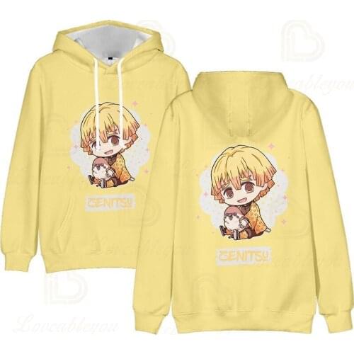New Anime Demon Slayer 3D Print Hooded Hoodies for Boys and Girls Adult Kids Hooded Long-sleeved Unisex Streetwear Tops