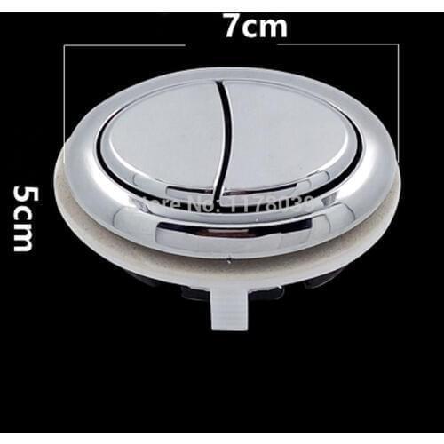7X5cm Oval flush switch push button,Toilet dual push button,Toilet water tank ceramics cover Oval double push button,J17353