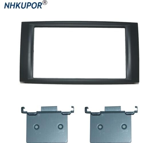 08-008 Autoradio Car Radio Fascia Panel For VOLKSWAGEN Touareg T5 Stereo Dash Facia Trim Surround Installation Frame Kit