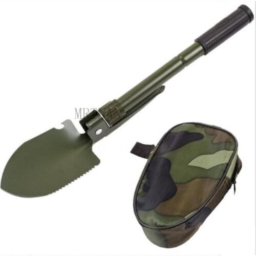 Garden Tools Military Portable Folding Shovel Multifunction Stainless Steel Survival Spade Trowel Camping Outdoor Cleaning Tool