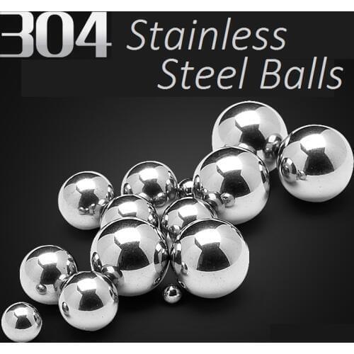 304 Stainless Steel Balls 2mm 2.38mm 2.5mm 3mm 4mm 5mm 6mm 7mm 8mm 9mm 9.525mm 10mm 11mm 12mm for Ball Bearings Steel Beads