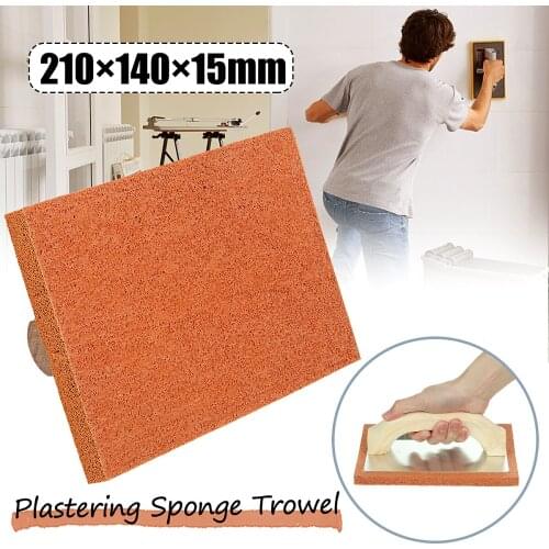 Fine Foam Float Plastering Sponge Float Plasterers Foam Trowel with Handle