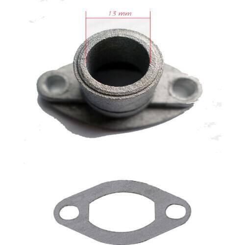 Inlet Pipe Manifold & Gasket For 80cc 70 60 50 49cc 48cc 2 Stroke Motorized Bike