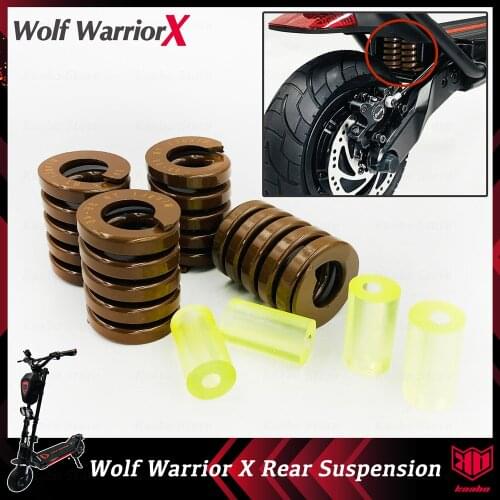 Rear Shock Absorber Suspension Spring Rubber PU Bar Kaabo Wolf Warrior X Scooter Electric Skateboard Wolf Warrior 10inch