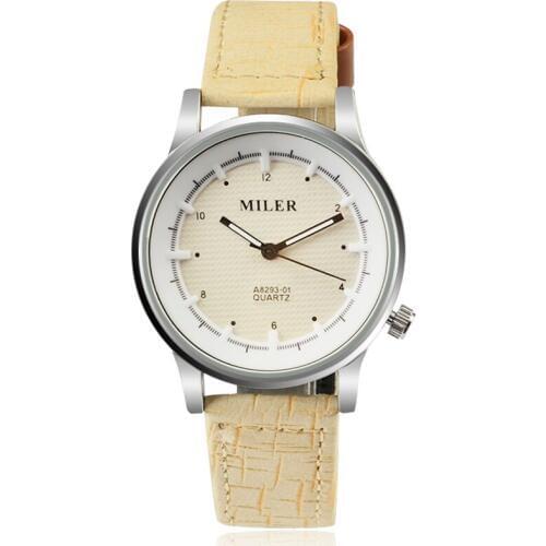 Miler Watches Fashion Women Watches Ladies Watches Leather Band Quartz Wristwatch montres femmes horloge dames horloges vrouwen