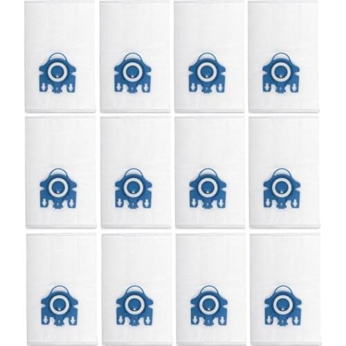 12PCS Suitable for Miele GN 3D Series Vacuum Cleaner Dust Bag Non-Woven Bag Garbage Bag Dust Bag Accessories