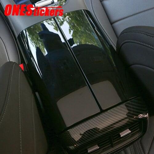 For Mercedes Benz GLE GLS Class W167 V167 X167 GLE350 GLE450/400 2020 2021+ Car Accessories Central Armrest Box Panel Trim Cover