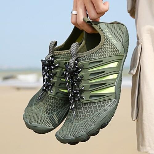 Hot sale Green New Unisex Barefoot Shoes Non Slip Fishing Shoes Mens Quick-Dry Beach Aqua Shoes for Women and Men пляжная обувь