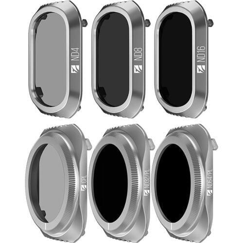 Freewell Budget Kit E Series 6Pack ND4, ND8, ND16, Cpl, ND32/PL, ND64/PL Camera Filters Compatible with DJI Mavic 2 Pro Drone