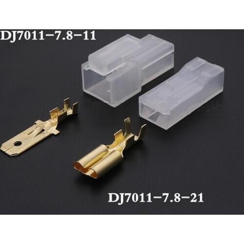 DJ7011A-2.8-11-21 One-hole one-core automotive connector Car connector with terminal