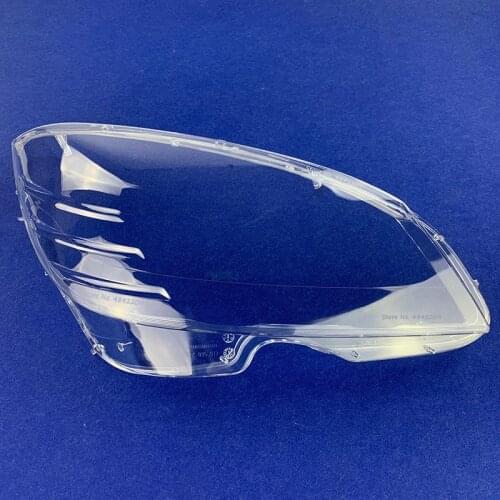 For Mercedes-Benz C-Class W204 Car Front Headlight Cover Lens Glass Lampshade Bright Head Light Caps Lamp Shell 2008-2010