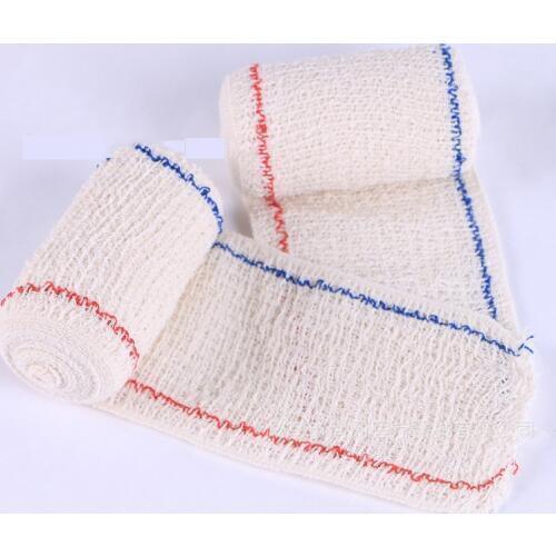 5CM X 4.5M Elastic Spandex Bandage Medical wrinkle Cotton Bandage First Aid Kit Accessories 5 Kinds Size Outdoor Survial Tool