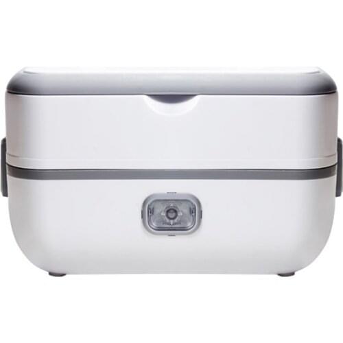 220V Electric Lunch Box Single/Double Layer Portable Food Heating Box Rice Dishes Heater Container Food Warmer Stainless Steel