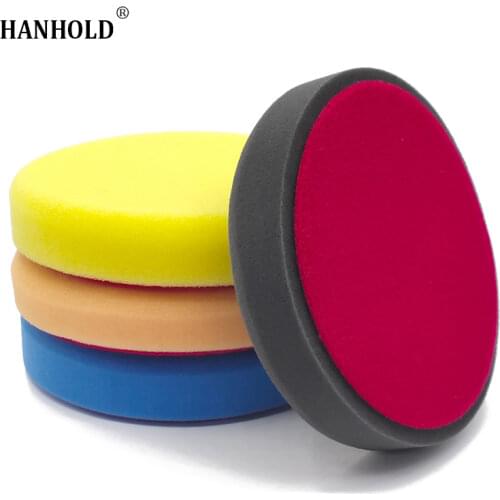 Imported Sponge Car Polishing Pads 6 Inch Foam Polishing Buffing Waxing Pad Sponge Car Polisher Waxing Pads Buffing Home Wax Kit