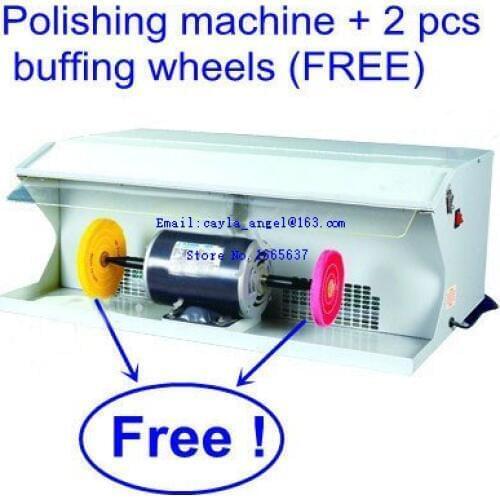 Jewelry Tools and Equipment Polishing Machine with dust collector with 2 Free 6" buffing wheels, jewelry Polishing machine