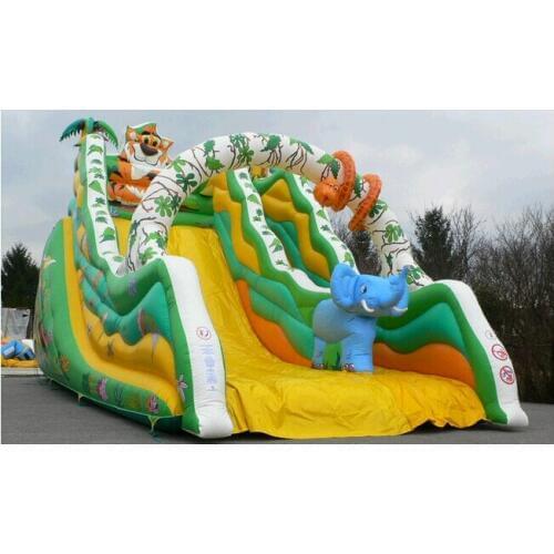 China Guangzhou) manufacturers selling inflatable slides, inflatable castles, CHA-114